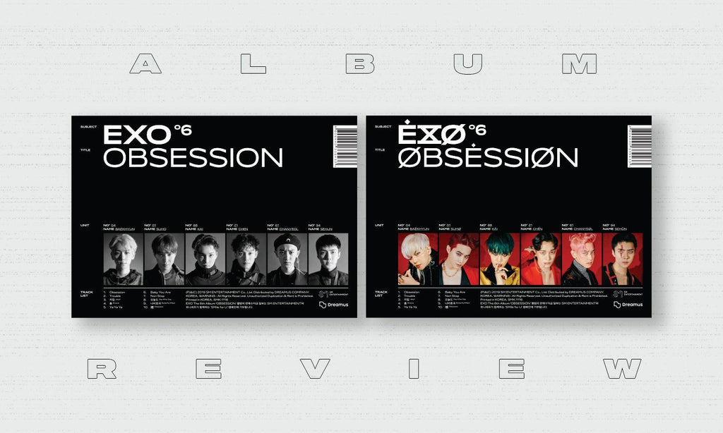 EXO 'Obsession' Album Review - SM Global Shop