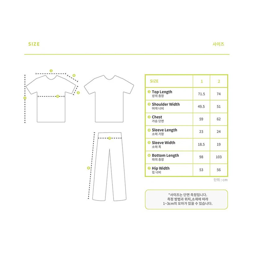 TinyTAN Official Licensed Checked Pattern Loungewear by TIYP - V