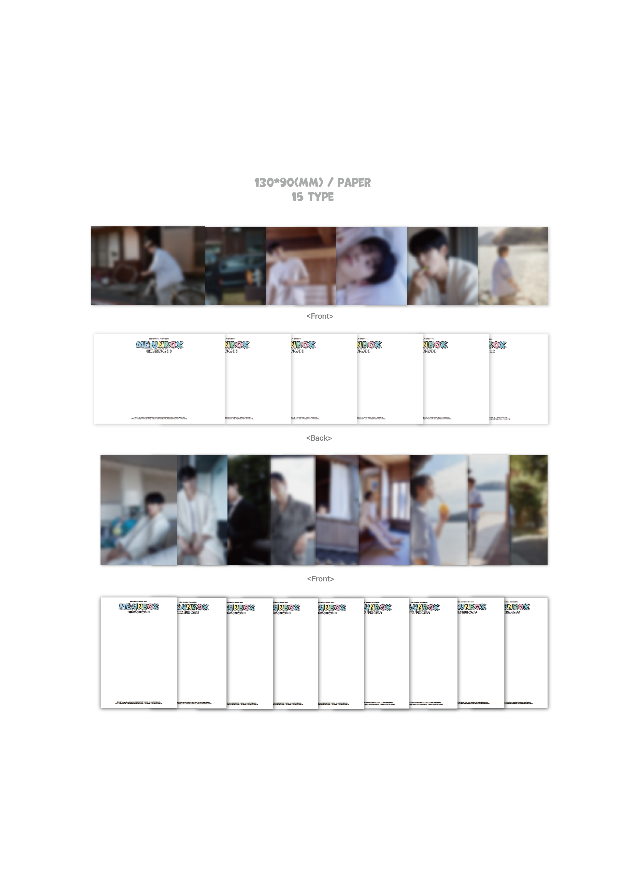 [Pre-Order] 2025 Official Photo Book with VERDY ME : UNBOX CHA EUN-WOO