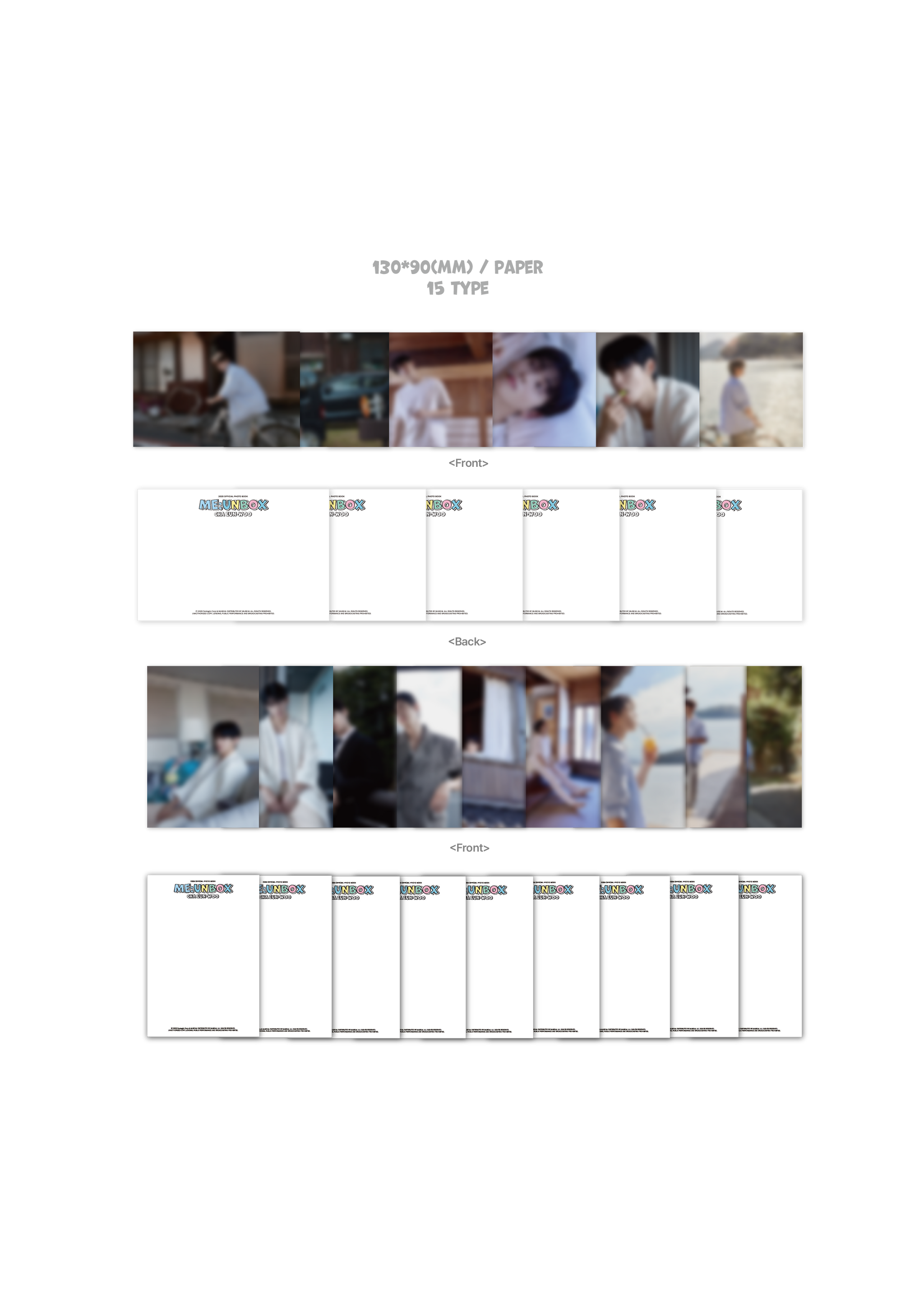 CHA EUN-WOO - ME: UNBOX [2025 Photobook] - K PLACE