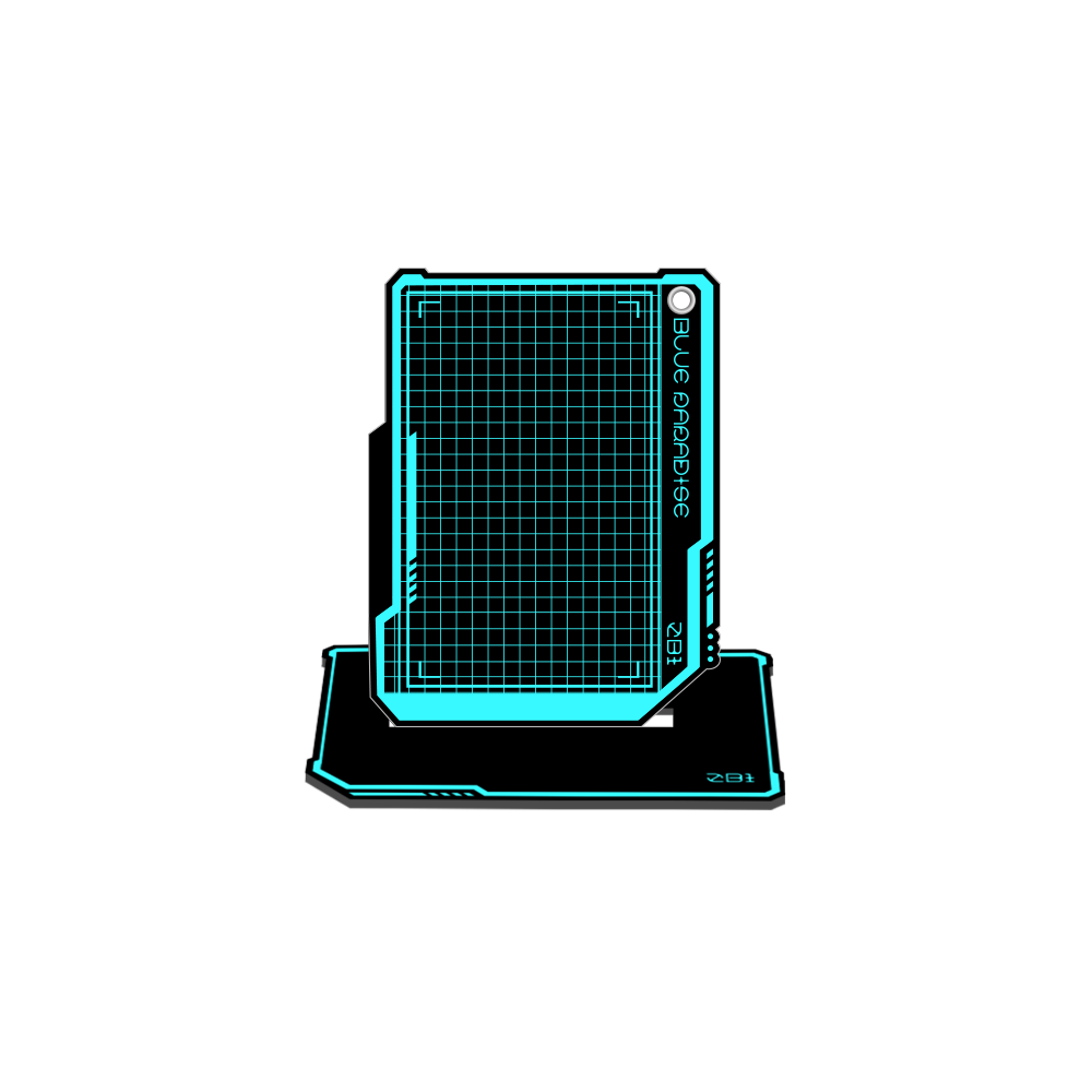 [ZEROBASEONE] BLUE PARADISE Acrylic Photocard Stand +Keyring Set