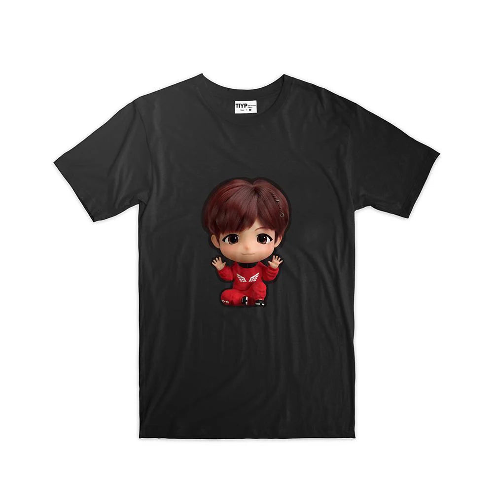 TinyTAN Official Licensed 3D Black Loungewear by TIYP - J-HOPE