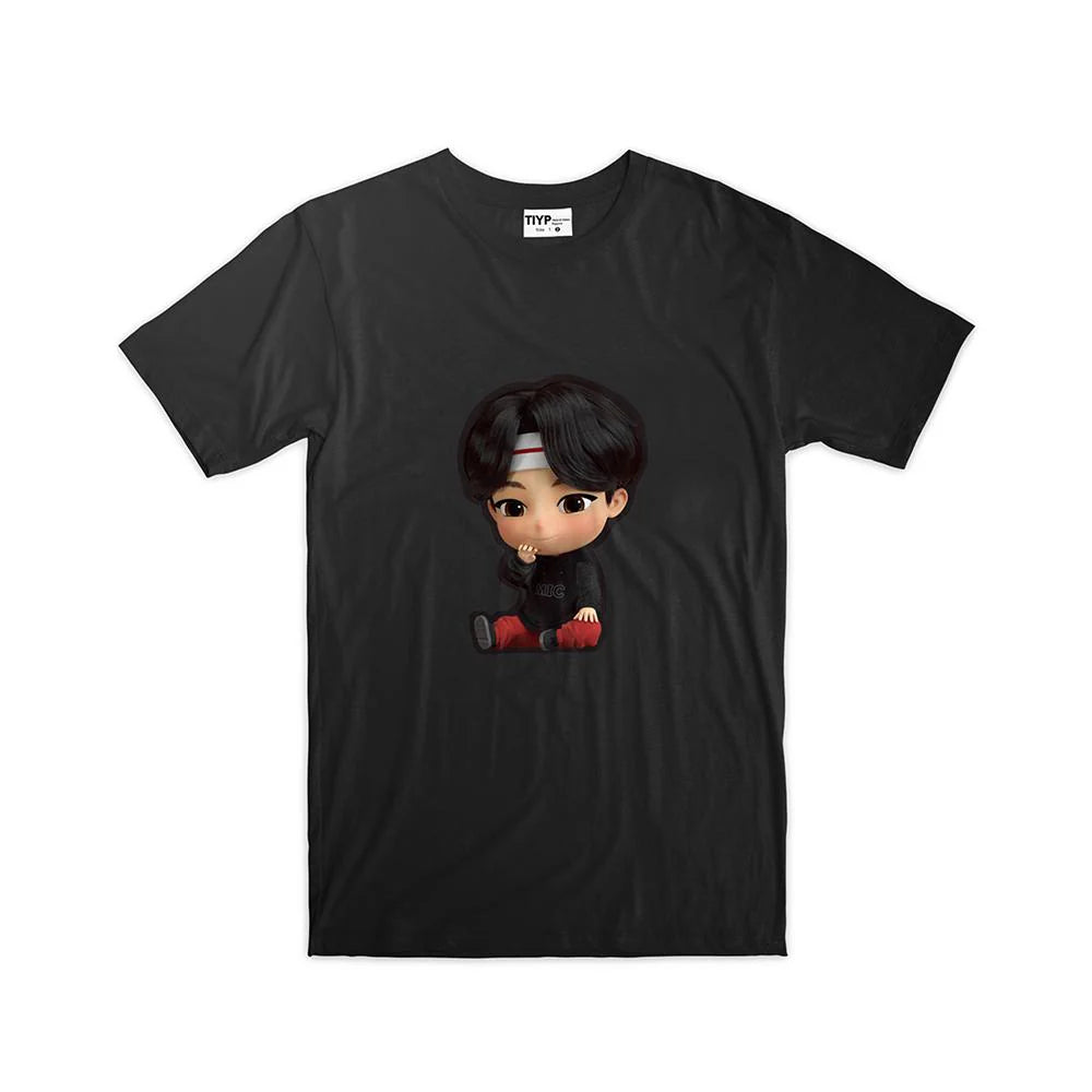 TinyTAN Official Licensed 3D Black Loungewear by TIYP - JIN