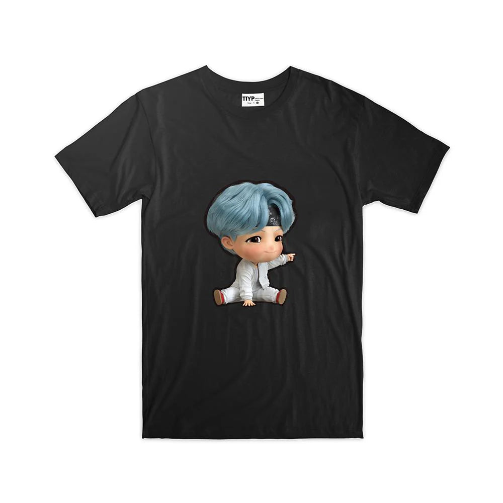 TinyTAN Official Licensed 3D Black Loungewear by TIYP - SUGA