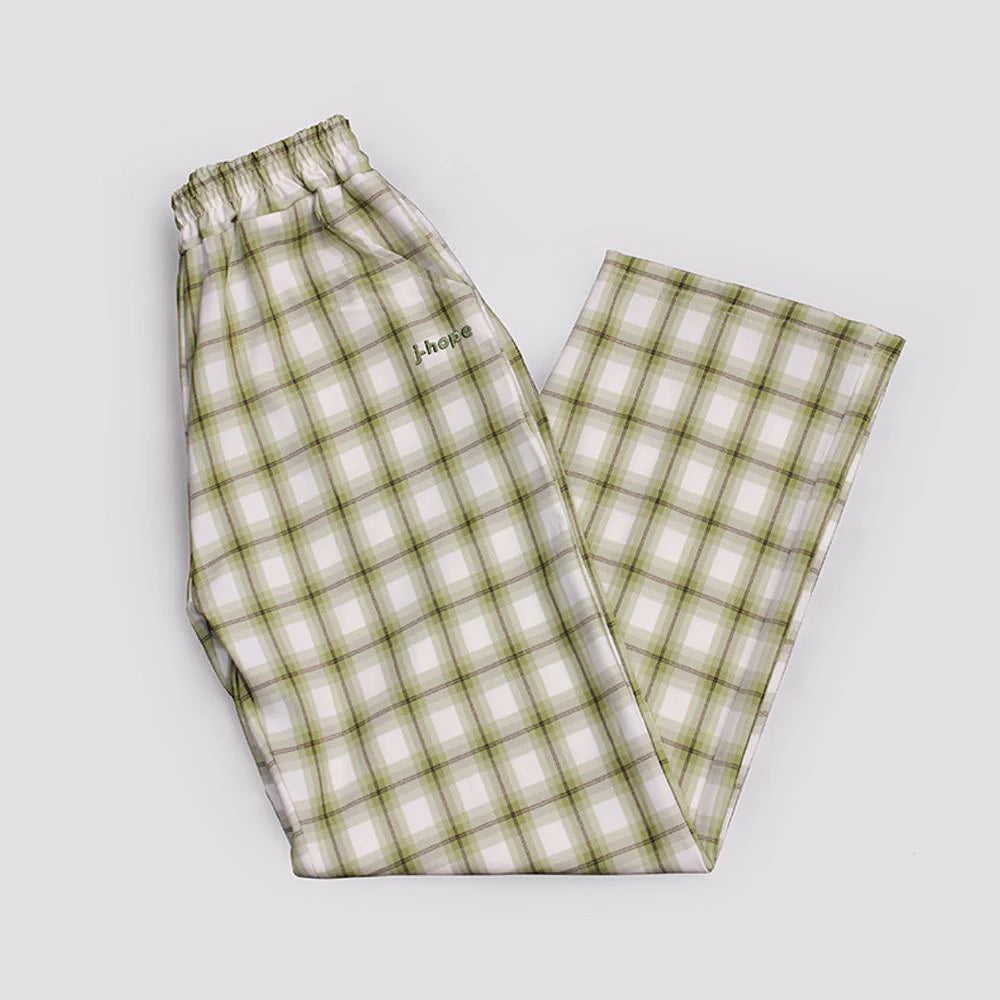 TinyTAN Official Licensed Checked Pattern Loungewear by TIYP - J-HOPE