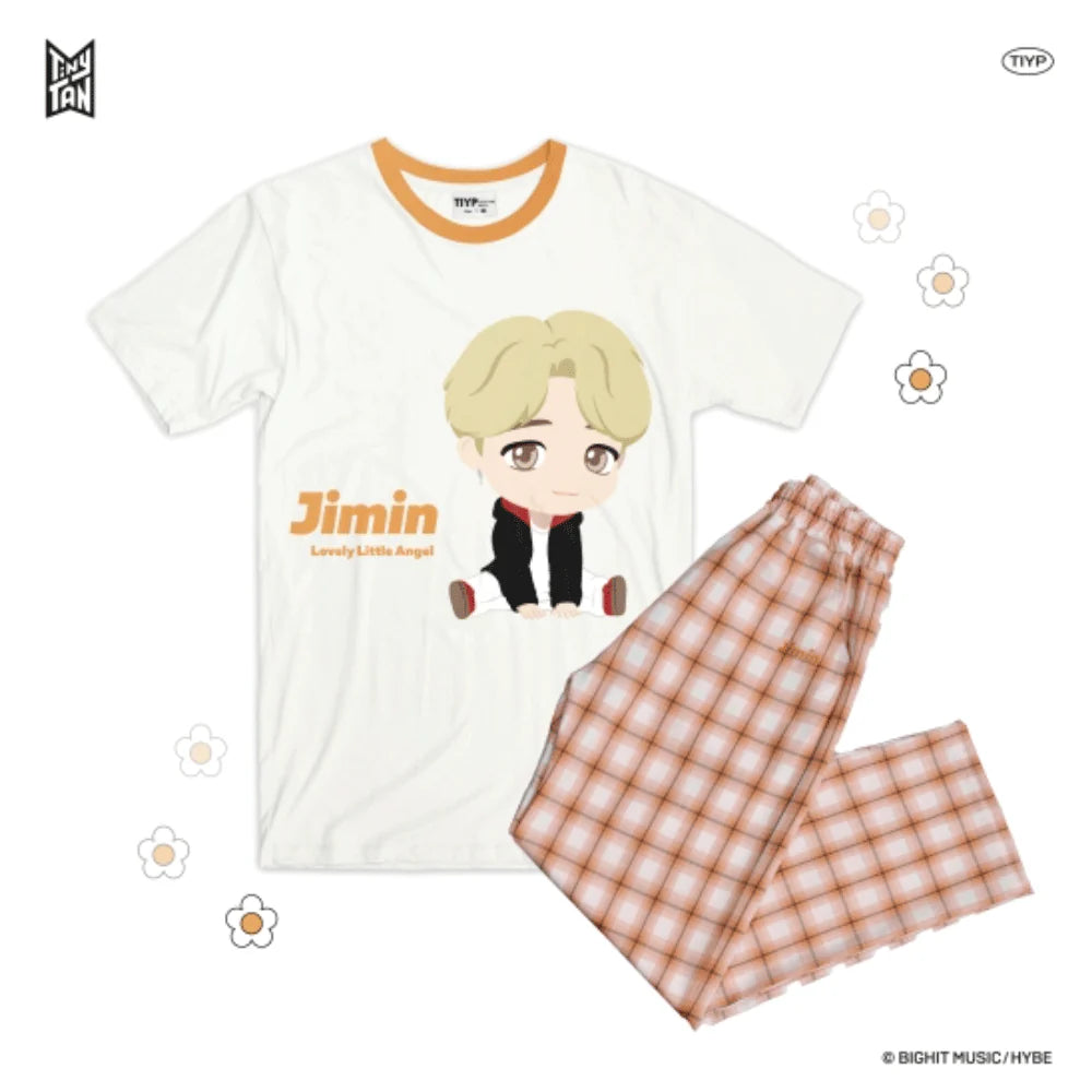 TinyTAN Official Licensed Checked Pattern Loungewear by TIYP - JIMIN