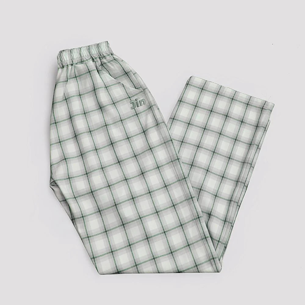 TinyTAN Official Licensed Checked Pattern Loungewear by TIYP - JIN